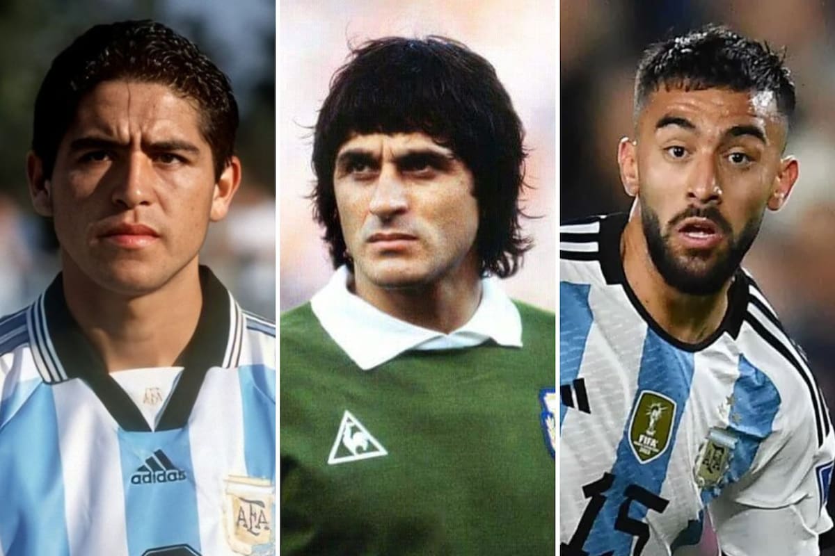 Riquelme, Fillol y Nico González, algunos de los futbolistas que aparecieron en el álbum y no fueron al Mundial