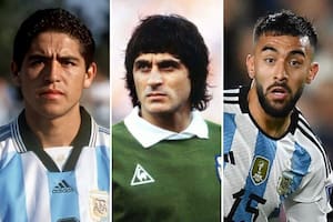 Riquelme, Fillol y Nico González, algunos de los futbolistas que aparecieron en el álbum y no fueron al Mundial