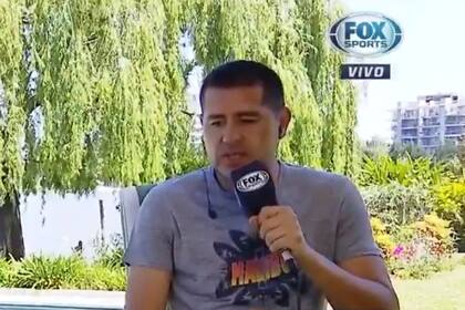 Riquelme habló de la convulsionada situación política de Boca y de lo deportivo