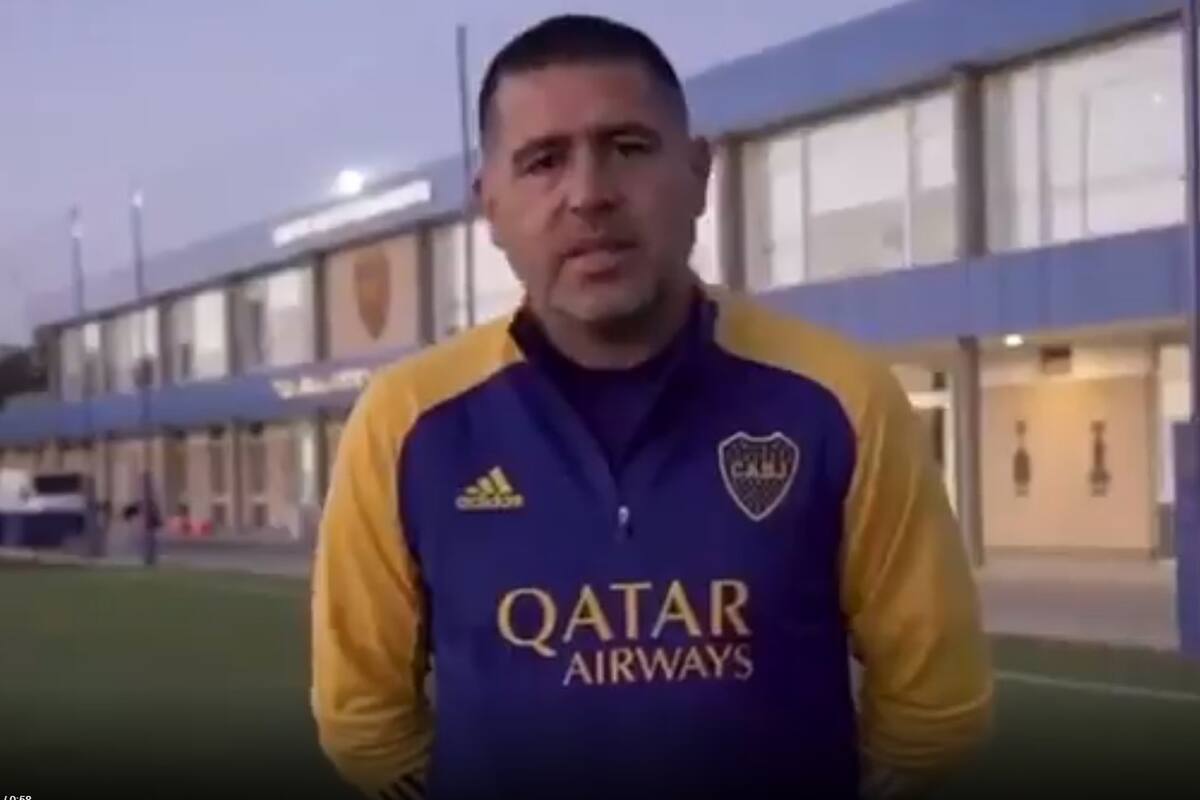 Riquelme habló durante 59 segundos