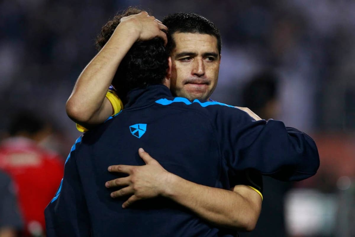 Riquelme, tras el partido. El adiós a Boca se lo había comunicado al presidente al mediodía.