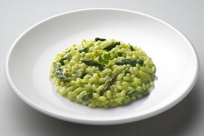 Risotto de espárragos de La Locanda