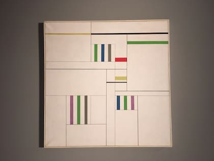 Ritmos cromáticos III, de Alfredo Hlito, en el museo Getty