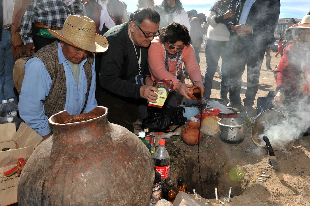 Ritual de la Pachamama en Jujuy