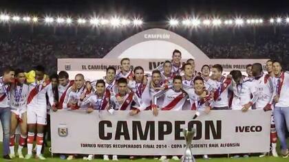 River, campeón de la Copa Raúl Alfonsin