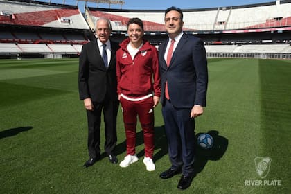 River presentó en el Monumental el acuerdo con Turkish Airlines por tres temporadas
