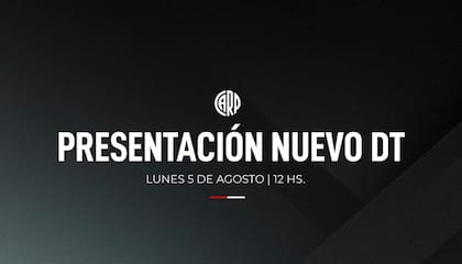 River transmitirá en vivo la presentación de Gallardo