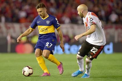 River vs. Boca; Salvio contra Pinola. Ambos podrían verse las caras por los puntos y sin público en la segunda etapa del próximo torneo de transición.