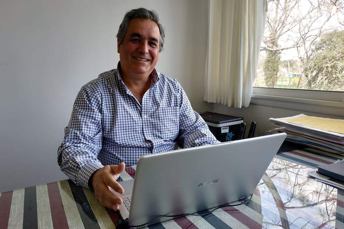 Rivera, en las oficinas de Asana