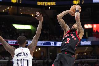 RJ Barrett anota 25 puntos en victoria de Raptors, 128-96 sobre Grizzlies