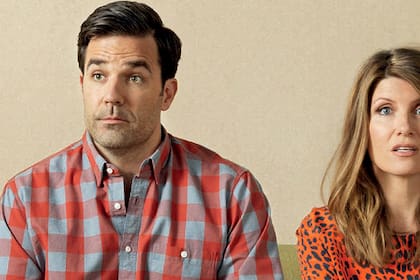 Rob Delaney y Sharon Horgan en Catastrophe
