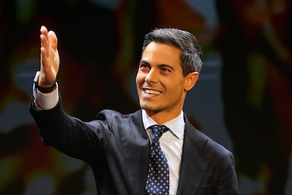 Rob Jetten, líder del partido de centroizquierda D66, celebró la victoria conseguida el viernes 31 de octubre