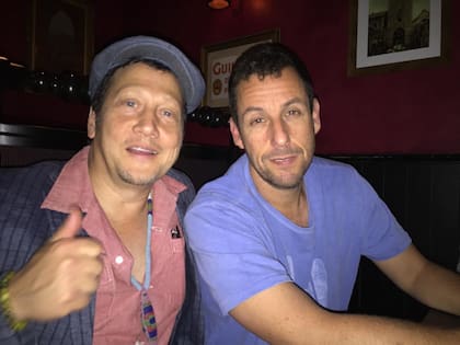 Rob Schneider junto a Adam Sandler (Foto: Instagram/@iamrobschneider)