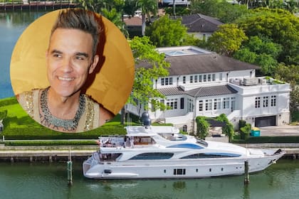 Robbie Williams, cantante británico, se muda de California a Florida para vivir en una casa inteligente (Facebook/Robbie Williams-Nypost/Dron Luxhunters)