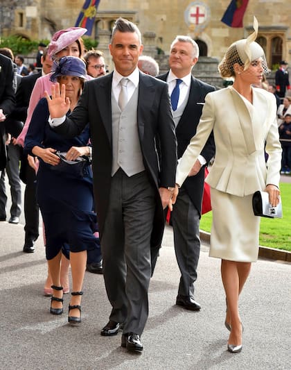 Robbie Williams y Ayda Field