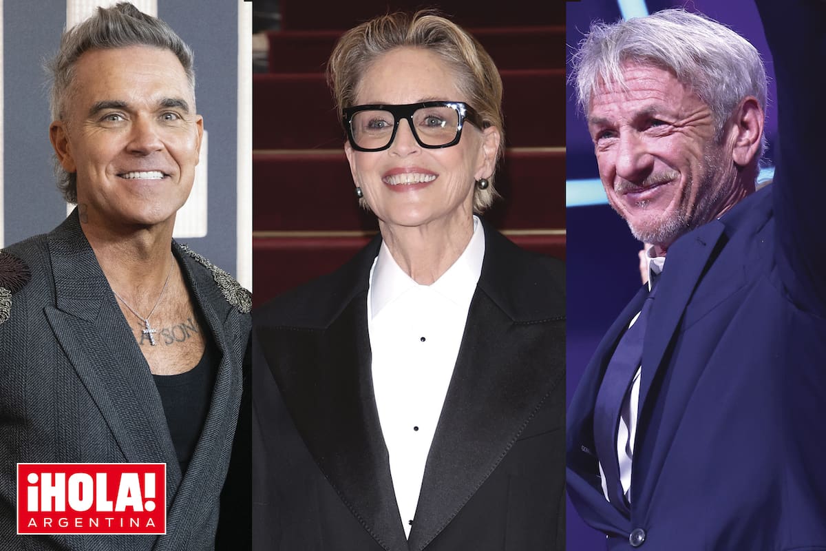 Robbie Williams, Sharon Stone y Sean Penn, protagonistas de la semana