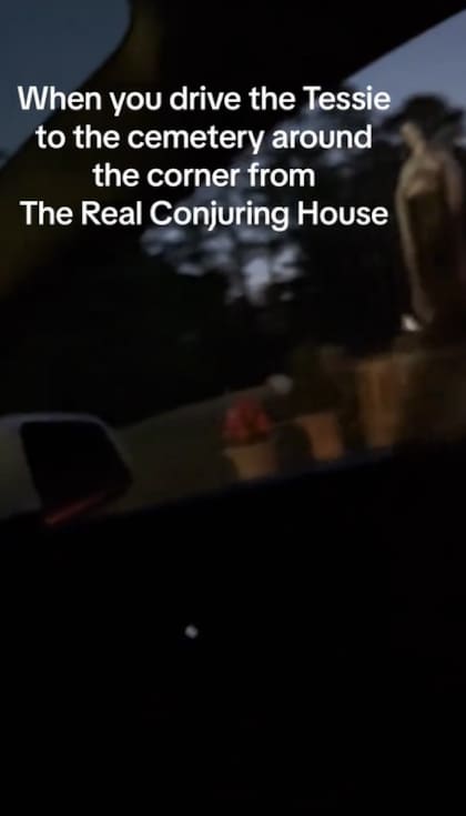 Robby filmó el ingreso al cementerio y luego qué tomó su GPS