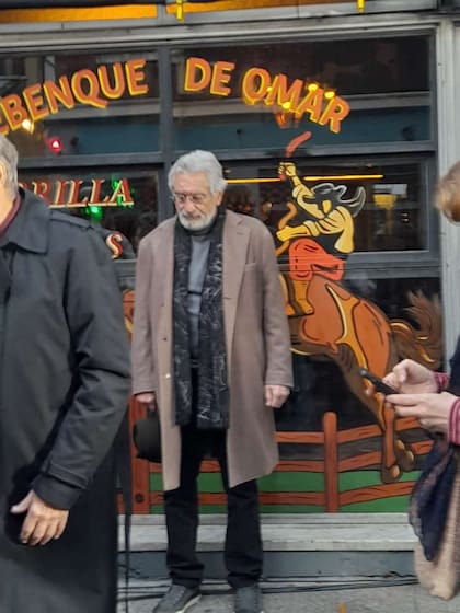 Robert De Niro almorzó en una parrilla en el barrio de Balvanera