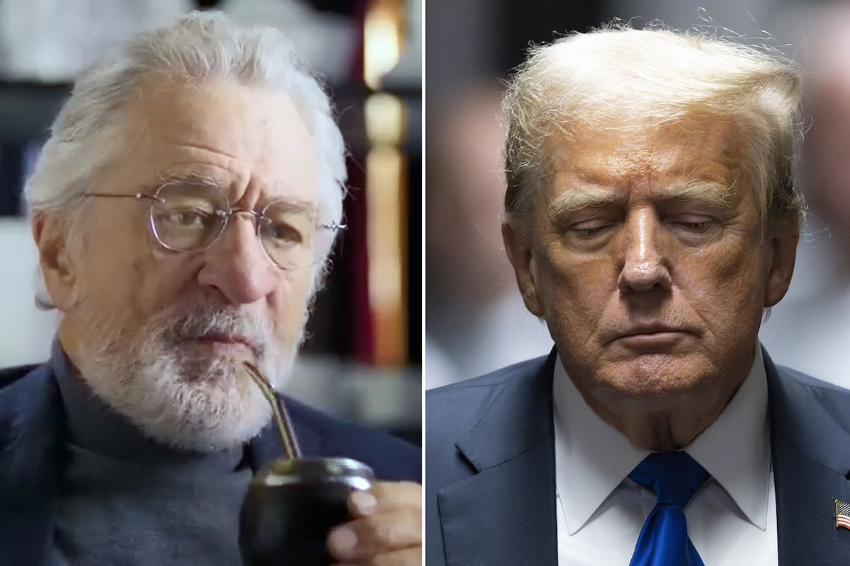 Robert De Niro celebró la condena al expresidente estadounidense Donald Trump: “Este es mi país y este tipo está loco y quiere destruirlo”