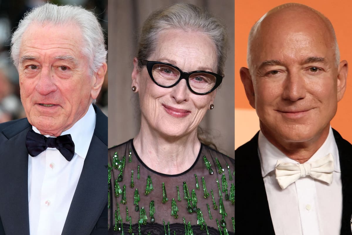 Robert De Niro, Meryl Streep y Jeff Bezos, tres exponentes de la Generación Silver