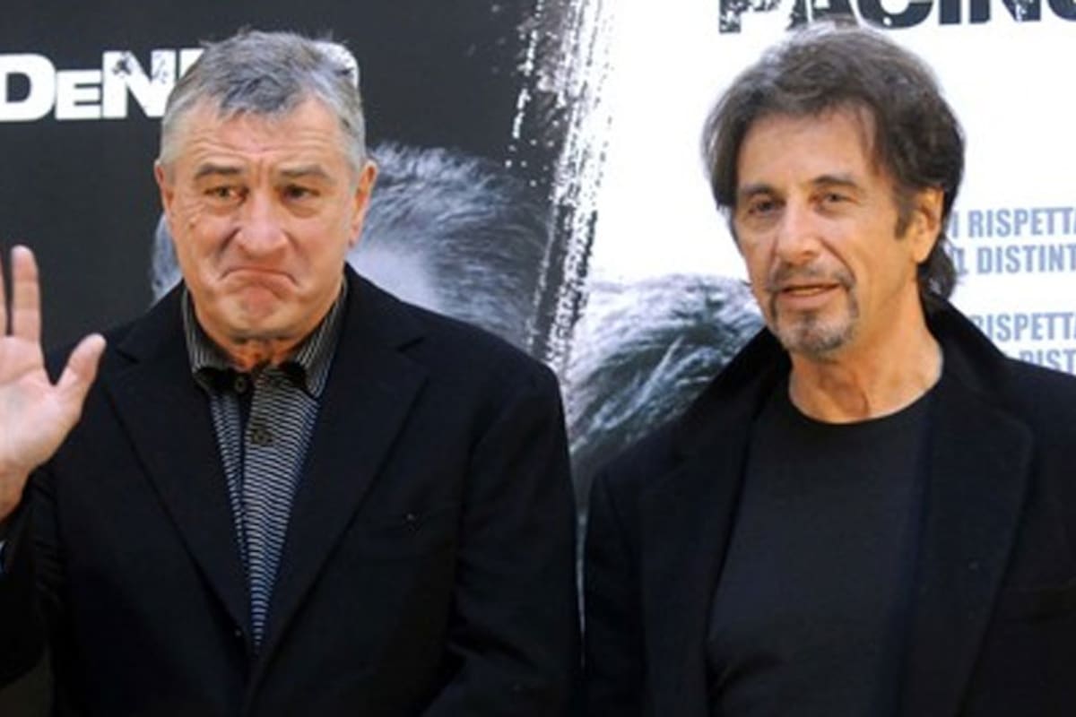 Robert De Niro y Al Pacino, juntos