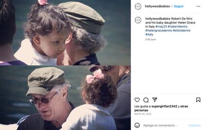 Robert De Niro y su hija Helen Grace