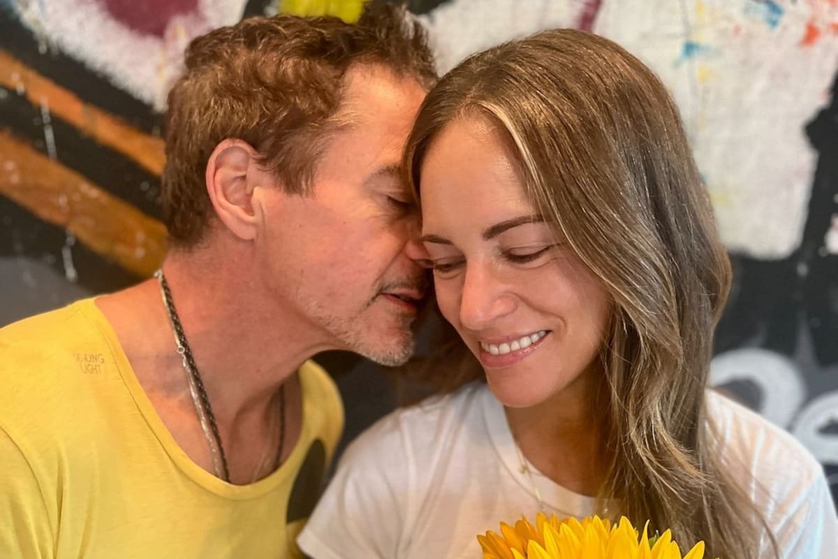 Robert Downey Jr compartió románticas postales en su cuenta de Instagram con motivo del aniversario de su relación con su esposa