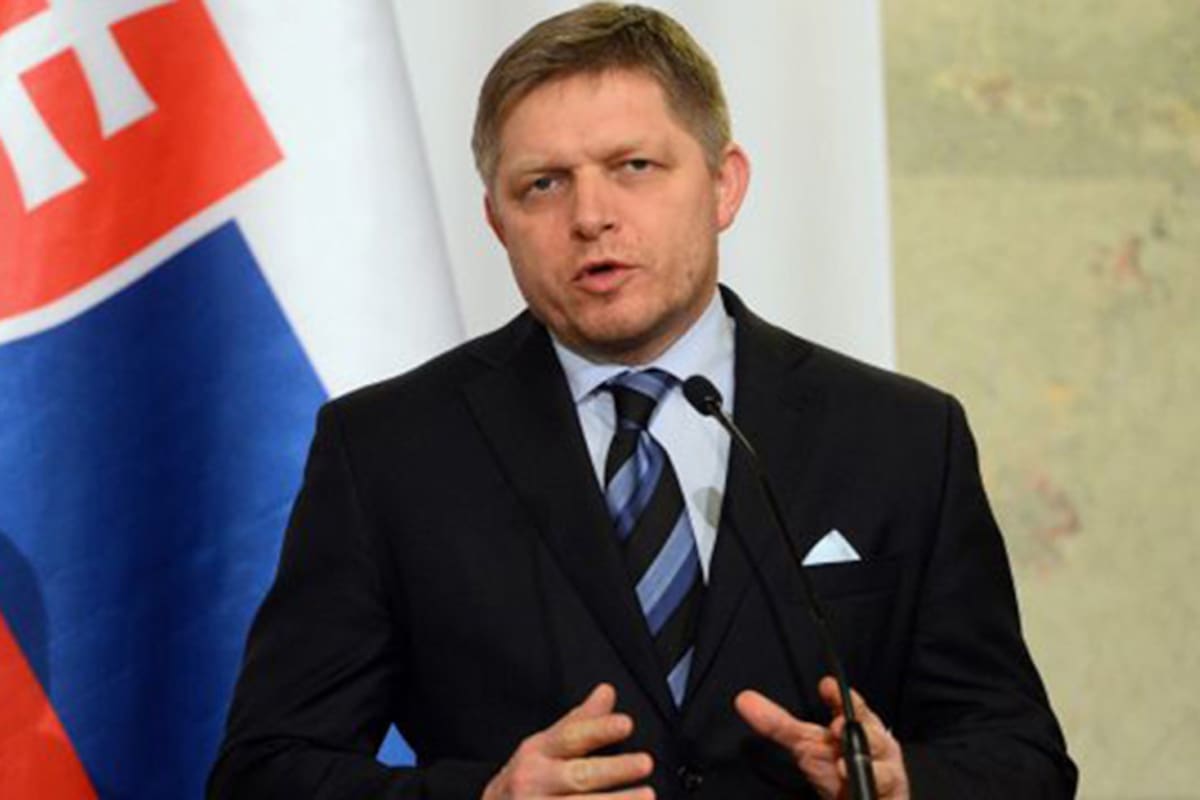 Robert Fico, el primer ministro de Eslovaquia