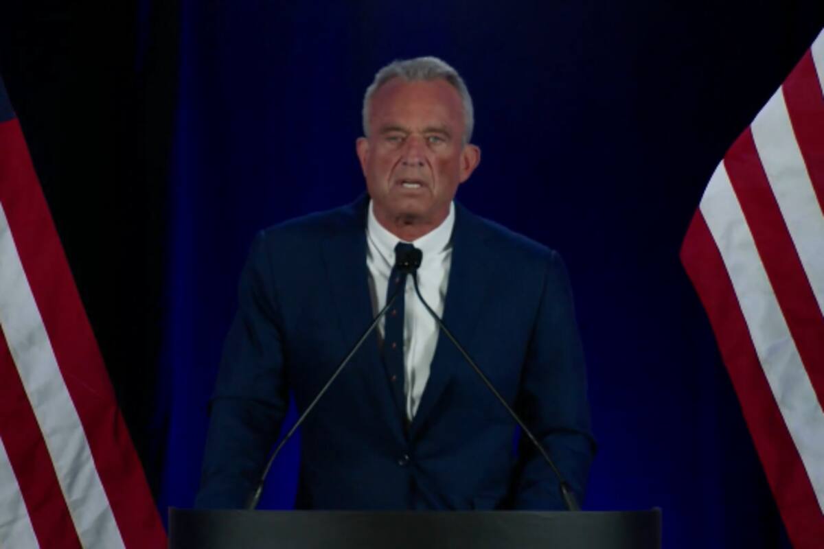 Robert Kennedy Jr., en su discurso de este viernes