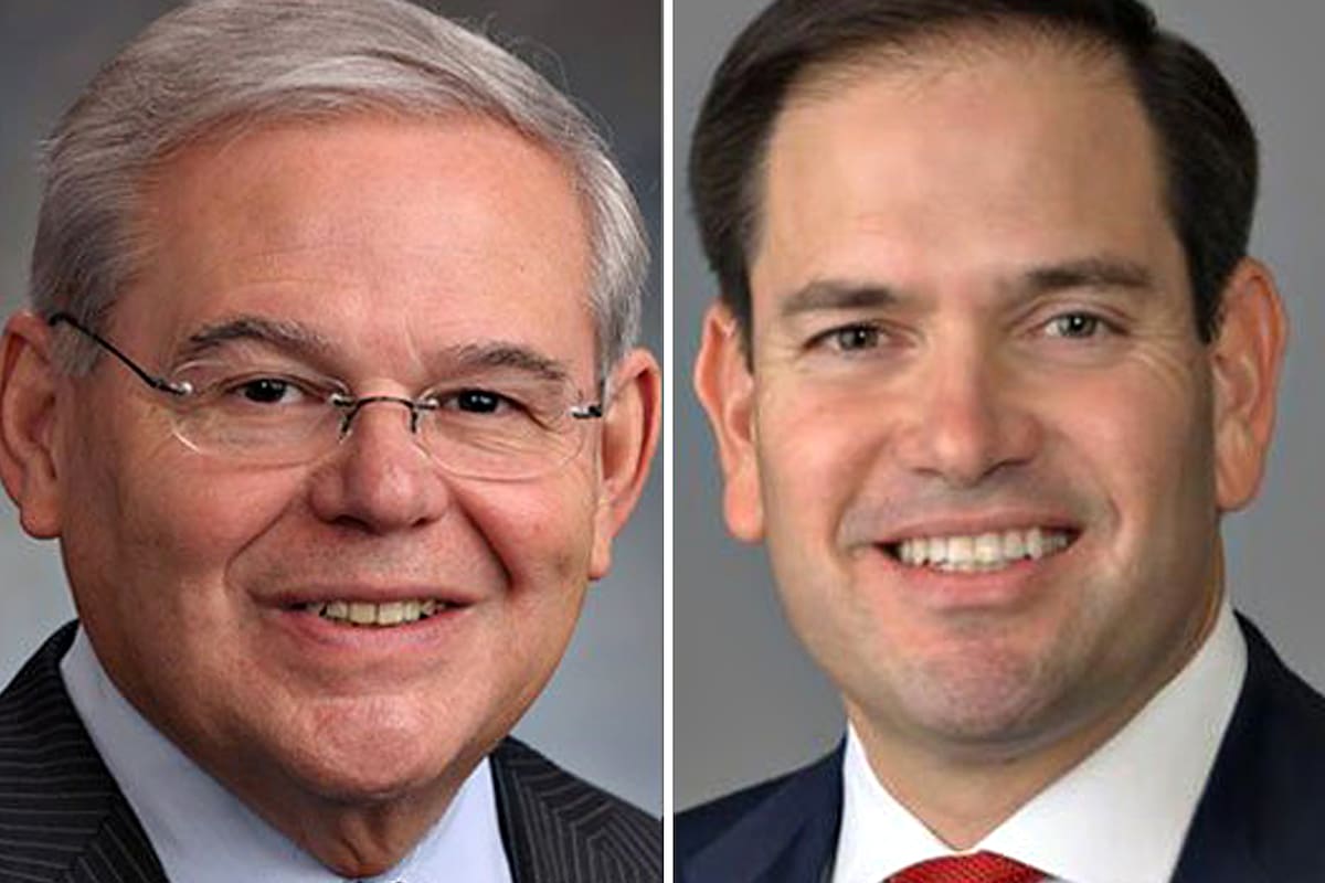 Robert Menéndez y Marco Rubio