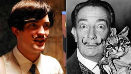 Robert Pattinson como Salvador Dalí