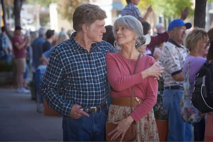 Robert Redford y Jane Fonda se reunieron en 2017 para la película de Netflix Nosotros en la noche