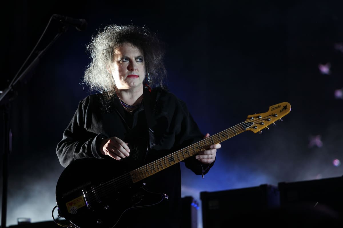 Robert Smith con The Cure en Buenos Aires