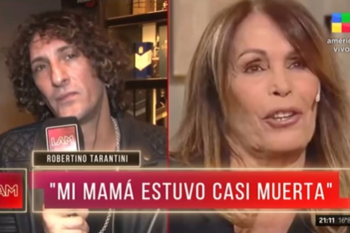 Robertino Tarantini habló de la salud de Pata Villanueva, a un año y medio del accidente que casi le cuesta la vida. Foto/Captura: LAM (América TV)