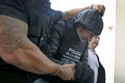 Roberto Baratta, cuando fue detenido en octubre de 2017