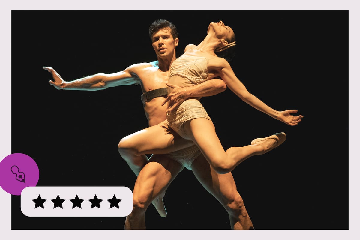 Roberto Bolle y Maria Khoreva, bailarines invitados, en los roles protagónicos del estreno de "Caravaggio"
