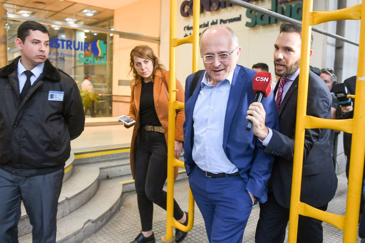 Roberto Cardarelli, ayer, al salir de la Uocra