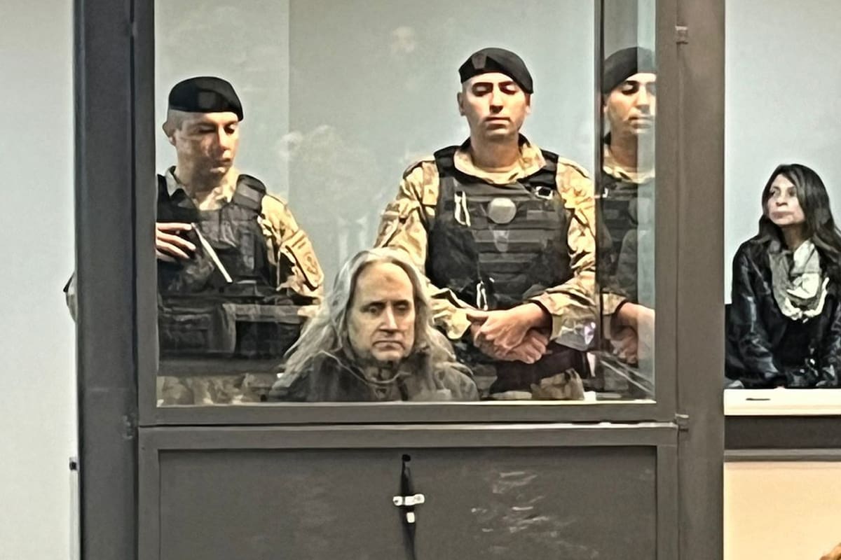 Roberto Carmona, la "Hiena humana", durante la primera audiencia del juicio en Córdoba