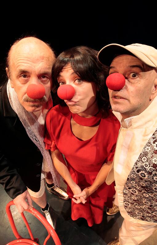 Roberto Catarineu, Laura Conforte y Carlos March, en la última versión de Vivitos y coleando