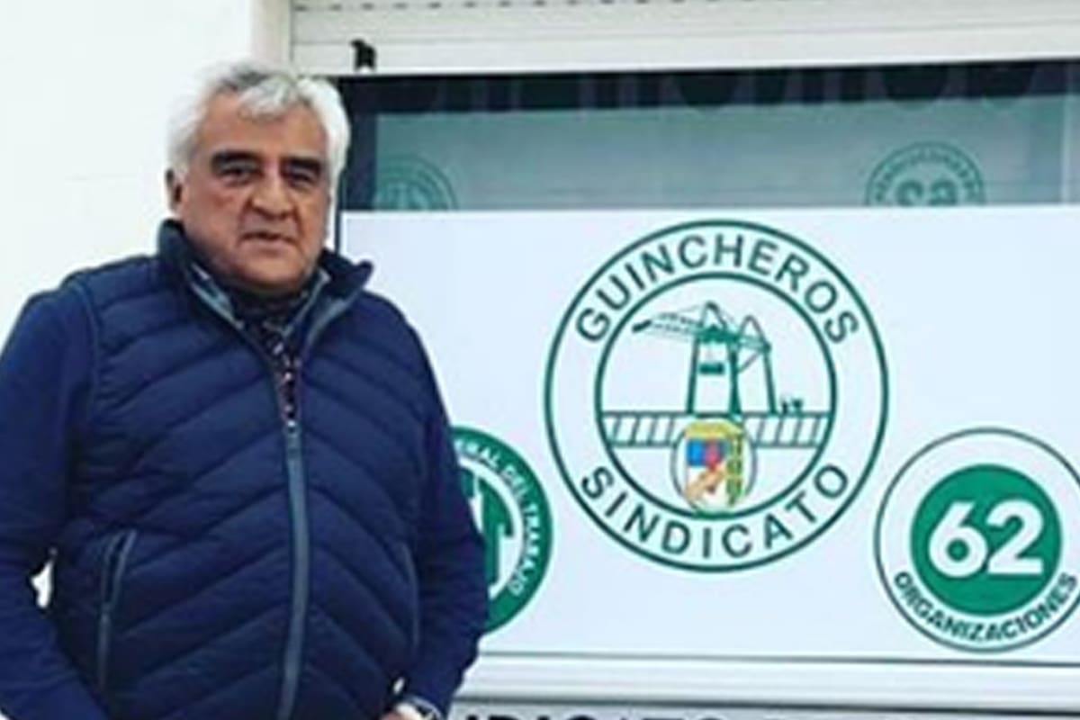 Roberto Coria, líder del Sindicato de Guincheros