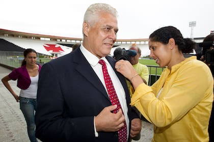 Roberto Dinamita, como presidente de Vasco da Gama, en 2011
