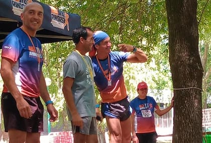 Roberto Ferreyra, hace dos años al salir segundo en un triatlón