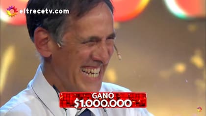 Roberto ganó un millón de pesos y contó su emotiva historia (Captura de video)