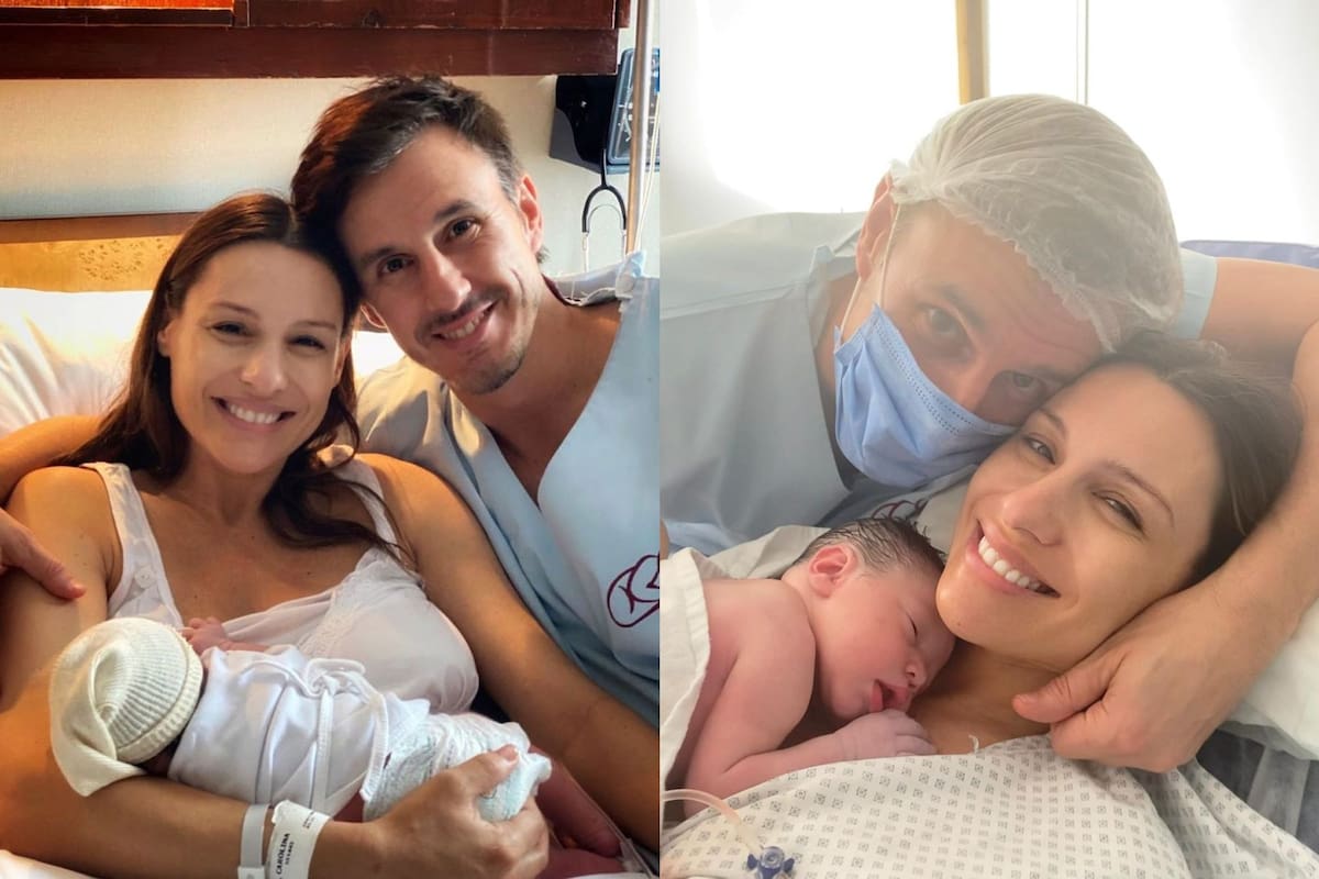 Roberto García Moritán y Pampita Ardohain fueron padres de Ana Carolina el pasado jueves 22 de julio