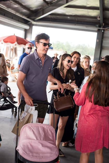 Roberto García Moritán y Pampita en el Warmichella (Foto: Gentileza Prensa Warmichella)