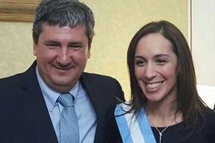 Roberto Gigante junto a Vidal