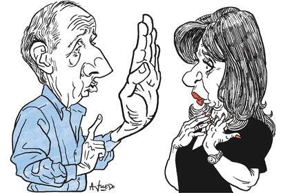Roberto Lavagna y Cristina Kirchner