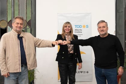 Roberto Mirabella, María de los Angeles Sacnun y Marcelo Lewandowski
