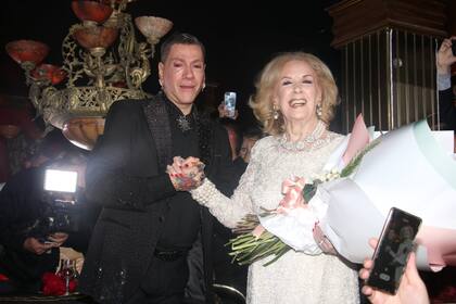 Roberto Piazza y Mirtha Legrand