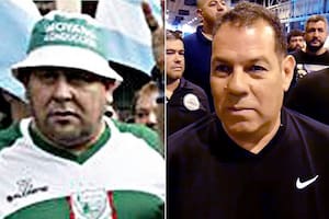 Roberto "Polaco" Petrov, exbarra de Independiente participó ayer de la organización del acto de Massa, mientras que Oscar Borda, dirigente del gremio, está a cargo de los controles de precios en supermercados